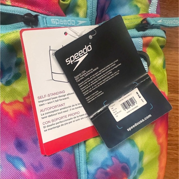 New - Speedo Teamster 2.0 Backpack - Tie Dye, 35L HTF - Picture 3 of 3